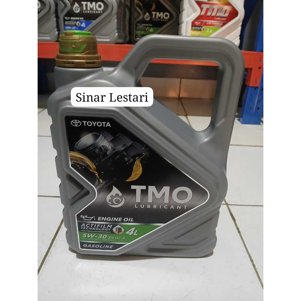 Oli Toyota TMO 5w-30 bensin kemasan 4L / Oli tmo 5w 30 original