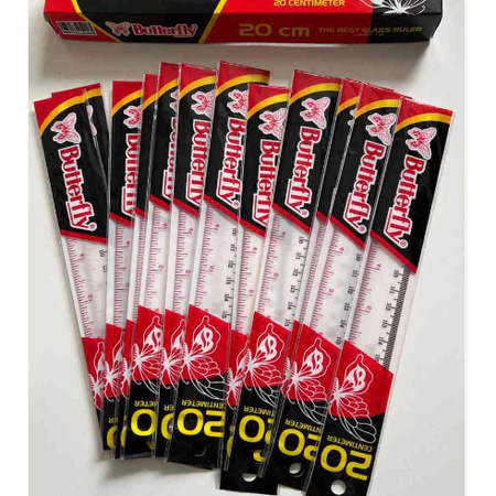 

Butterfly - Penggaris Mika Plastik 20 cm