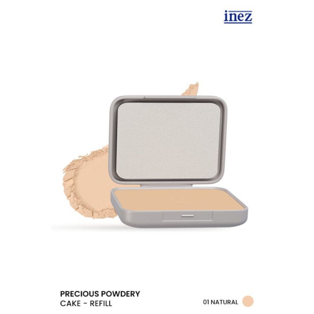 Inez Precious Powder Cake (Bedak Padat)01Natural
