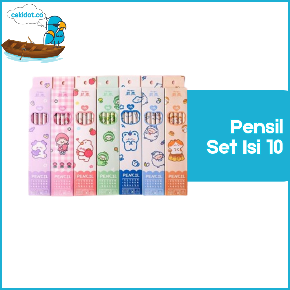 

Pensil Set Isi 10 Pensil Set Alat Tulis Sekolah Pensil Set Pack Pensil Anak Karakter Y2020