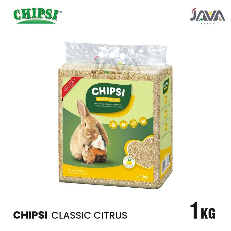 CHIPSI Classic - Serbuk Kayu Hamster/Marmut - Wood Pet Litter 1kg - JAVA Petco Semarang