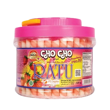 

CHO-CHO RATU WAFER ROLL STRAWBERRY TPLS 320 GR 950743