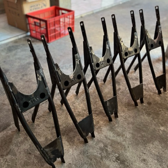 Frame Sambungan Rangka Belakang Buntut CB GL100 Merk MJS