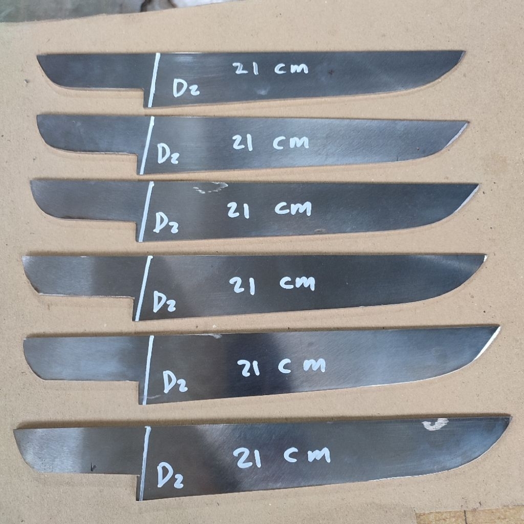 blenk bilah baja D2 model pisau sembelih hewan