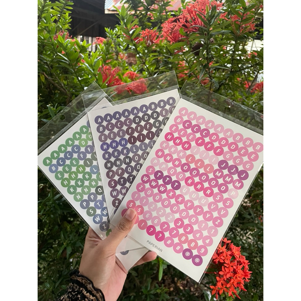 

Sticker Dekorasi Jurnal Stiker Huruf Deco Alphabet Untuk Diary Aesthetic Scrapbook Stiker