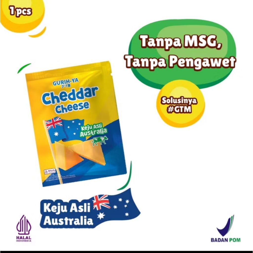 

Gurih Ya Cheddar Cheese- Gurihya chedar keju bubuk MPASI non MSG