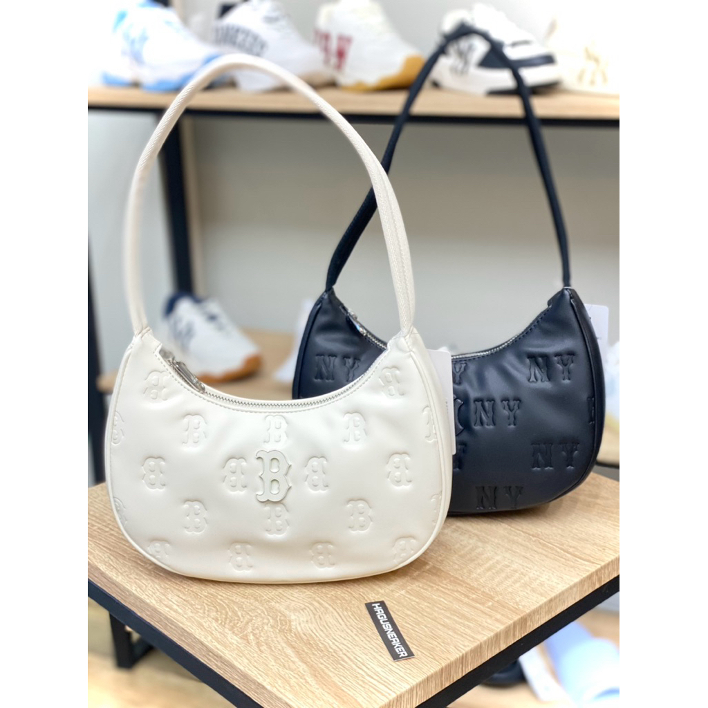 MLB CLASSIC MONOGRAM NEW EMBO HOBO BAG BOSTON RED SOX GARANSI 100% ORIGINAL