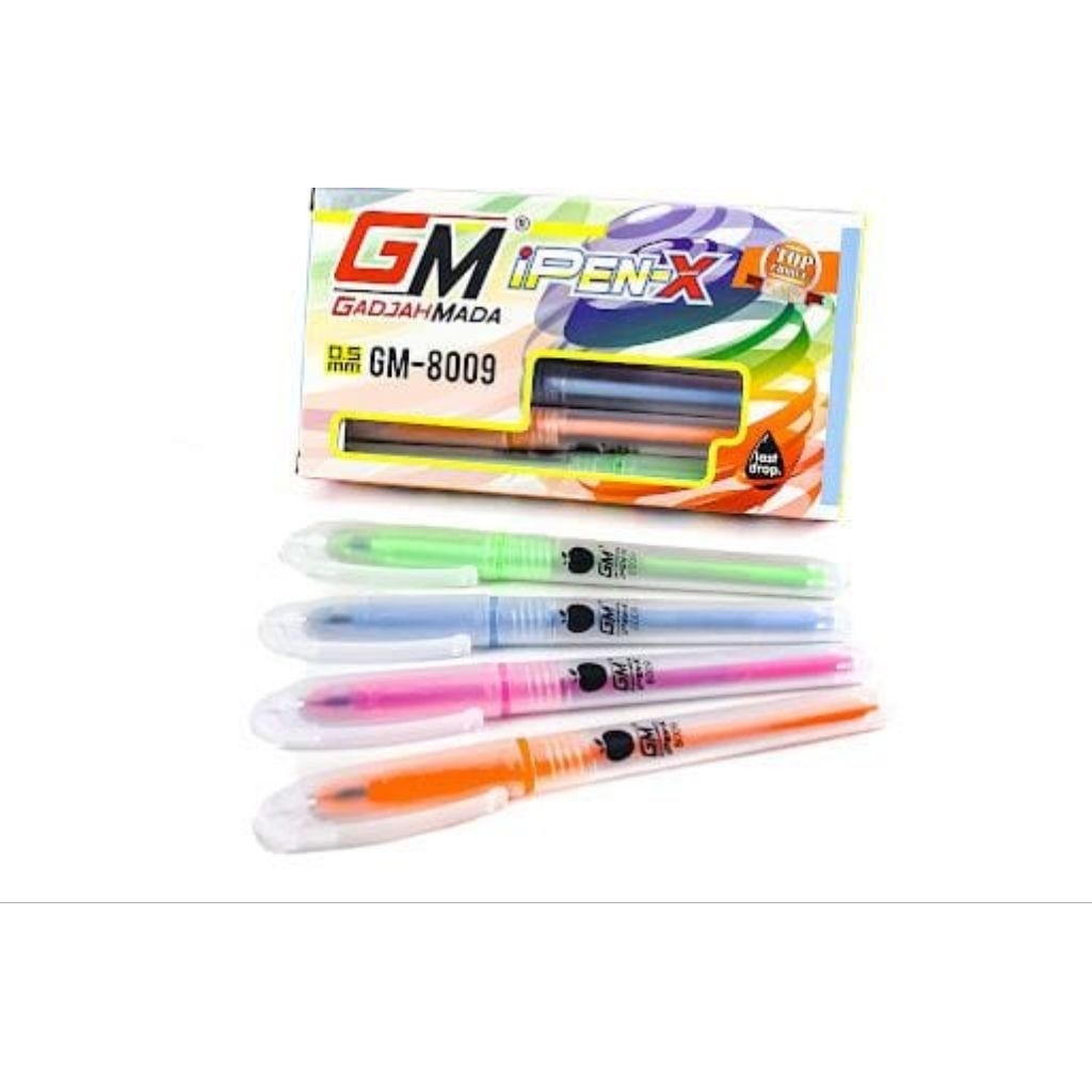 

Gel Pen 0.5mm (1 Pack isi 12 pcs)