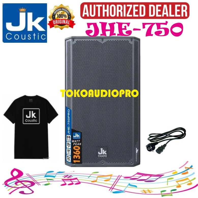 Speaker Jk Coustic JHE-750 15 Inch Speaker Aktif Jk Cosutic JHE750 Original