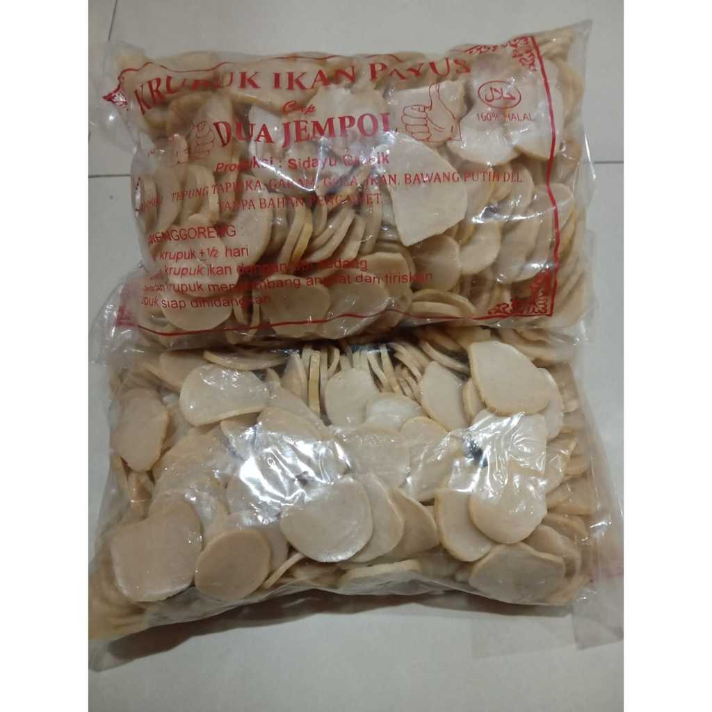 

Kerupuk ikan payus kecil khas sidayu gresik 500gr