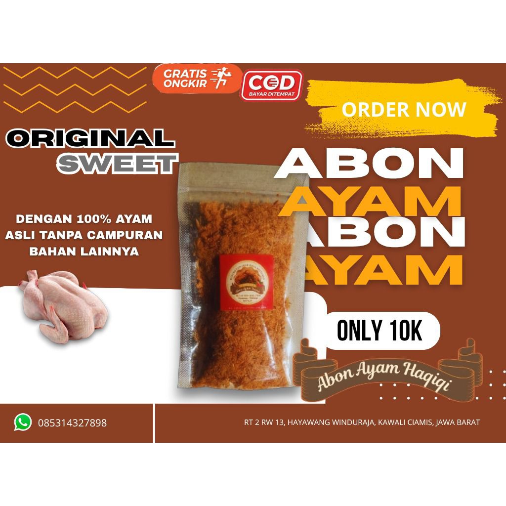 

Abon Ayam Haqiqi – Abon Ayam Rasa Nusantara