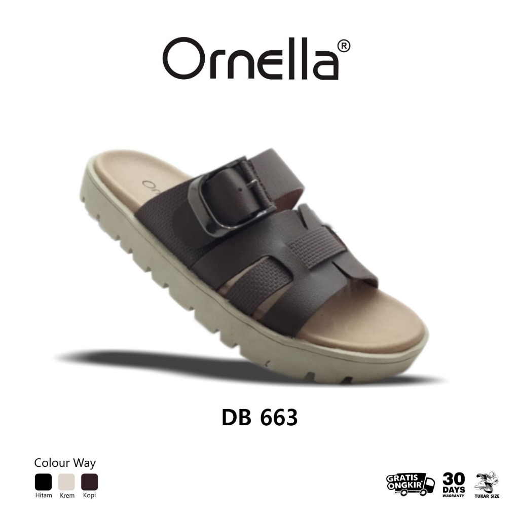 Ornella DB 663 Sandal Slip On Wanita