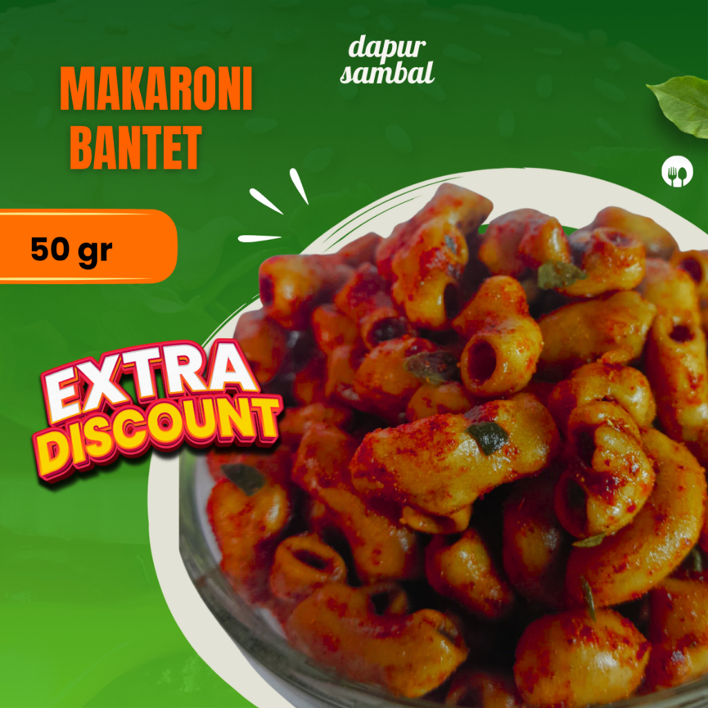 

MAKARONI BANTET 50 gr DAPUR SAMBAL