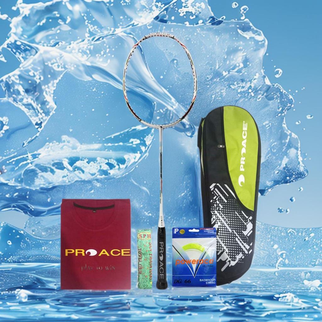 Raket Badminton ProAce Sniper 1 Bonus Komplit Raket Pro Ace Sniper 1