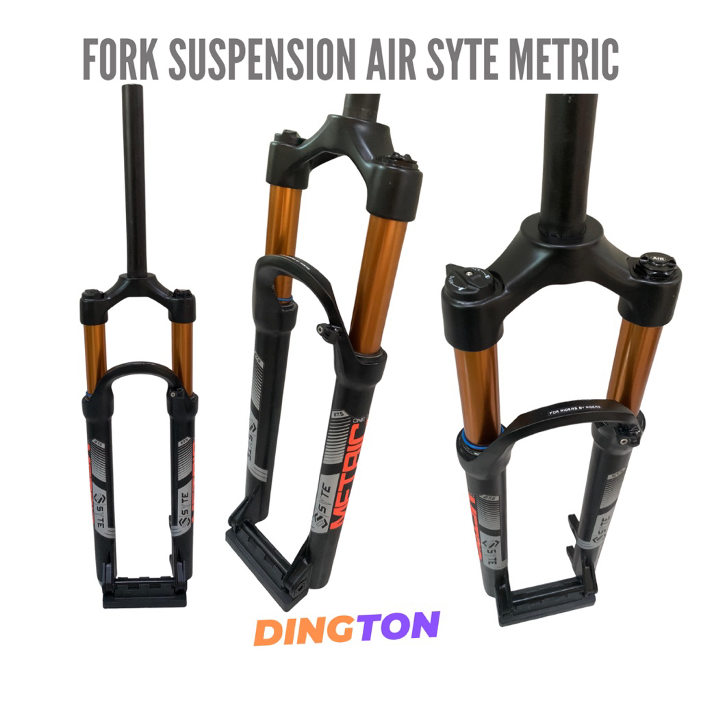 fork suspension air syte metric garpu angin alloy As TA untuk MTB 26 27.5 inc