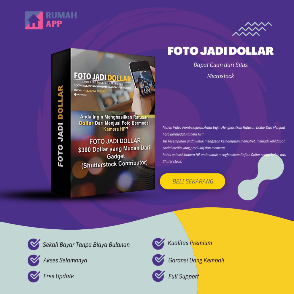 Foto Jadi Dollar - Dapat Cuan dari Situs Microstock