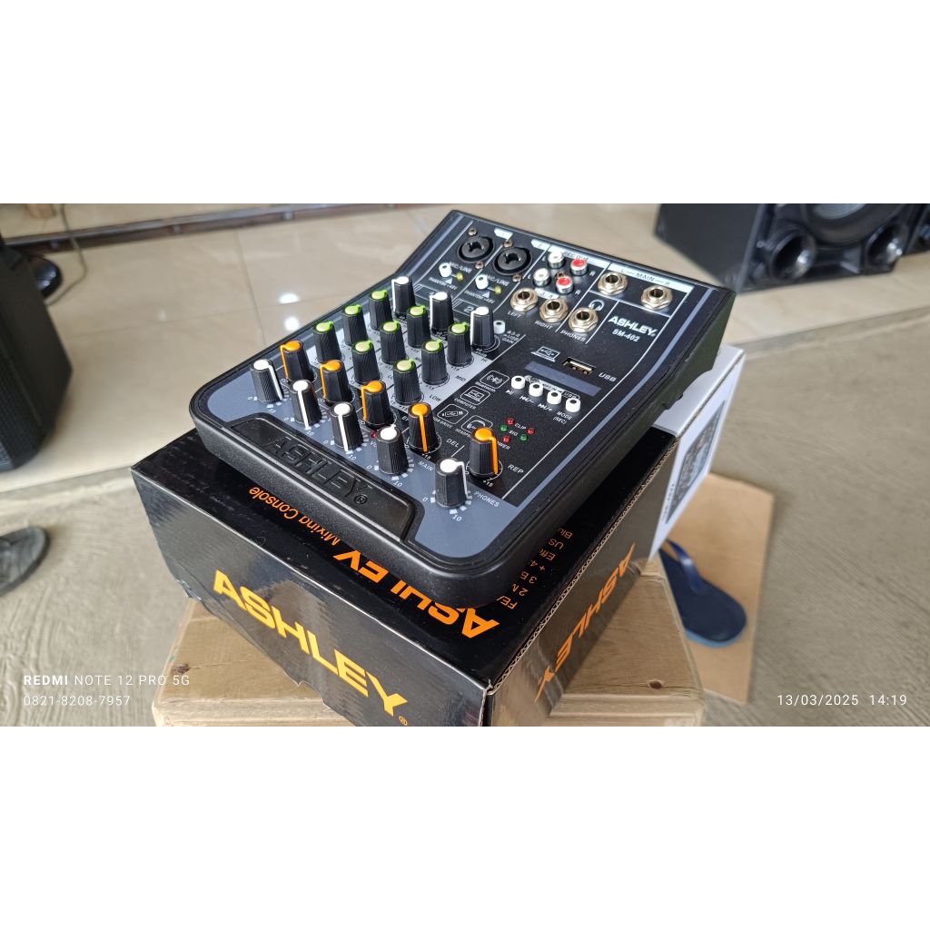 Promo Mixer Bluetooth Ashley Sm402 4 Chanel