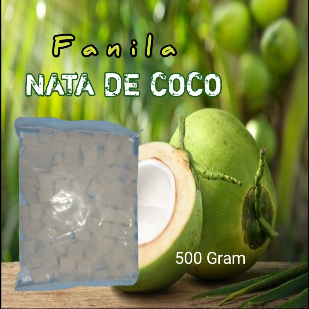 

Nata De Coco Rasa Fanila 500 Gram