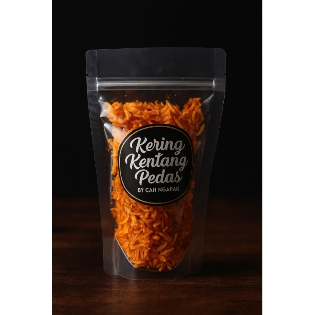 

TERMURAH Keripik Kentang Mustofa Pedas by Cah Ngapak 500gr/250gr/100gr Cemilan Enak Bikin Nagih