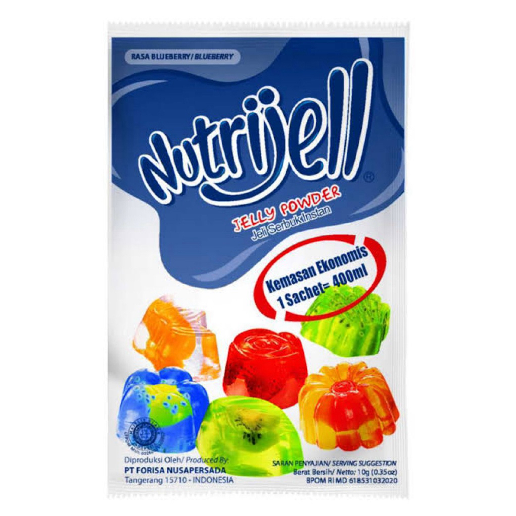 

[SYAHIRA.EXCLUSIVE] Nutrijel Bluberry 10 gram per pcs