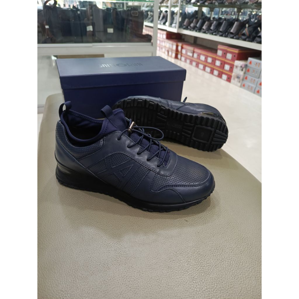sepatu sport casual Santorini kulit asli
