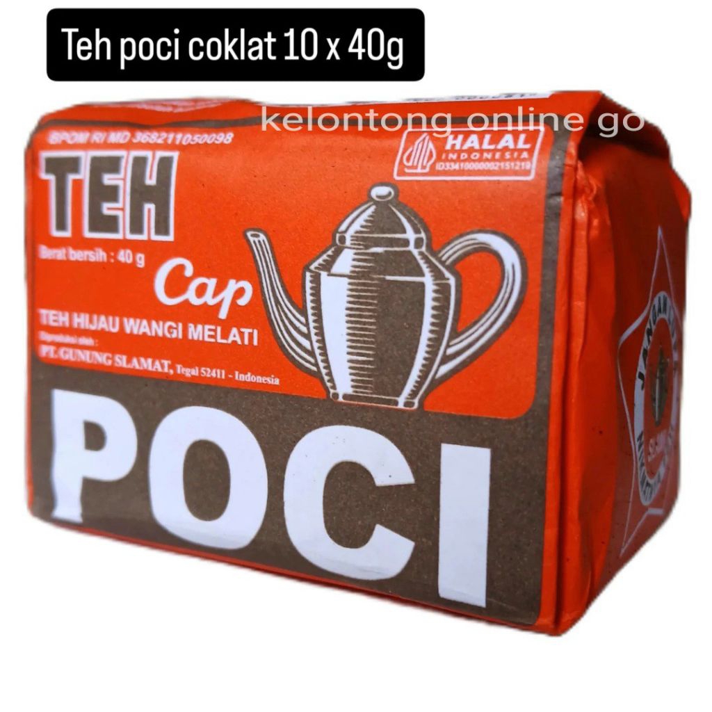 

Teh Poci Coklat 1 pack ( 10 x 40 gram ) Teh Seduh/ saring