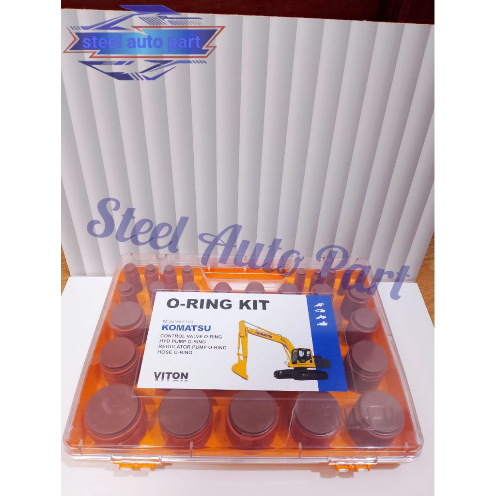 Oring Seal Kit Box Komatsu Alat Berat O-Ring Sealkit Box Bahan Viton