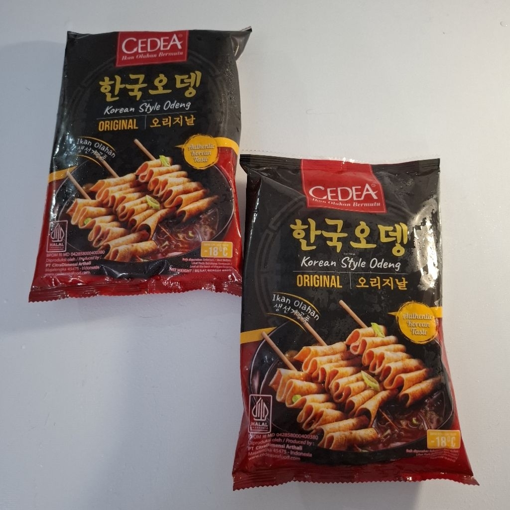 

Cedea Odeng Original/ikan olahan 480gr