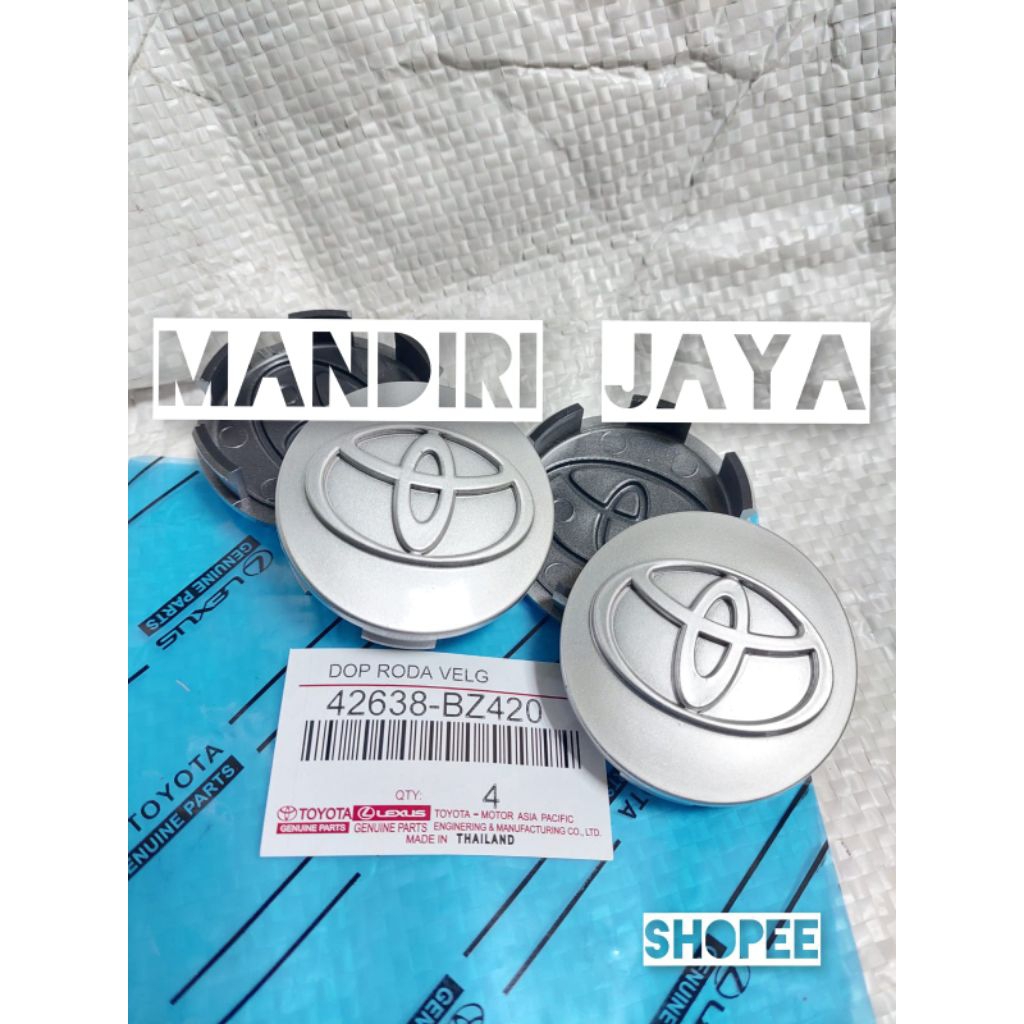 Tutup dop velg dop roda 4pcs Toyota Avanza 2004-2011 Ori