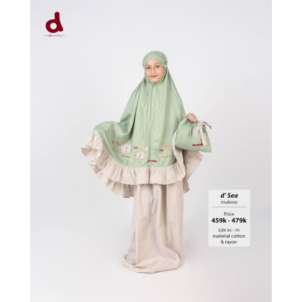 mukenah anak dannis SALE  D'Sea
