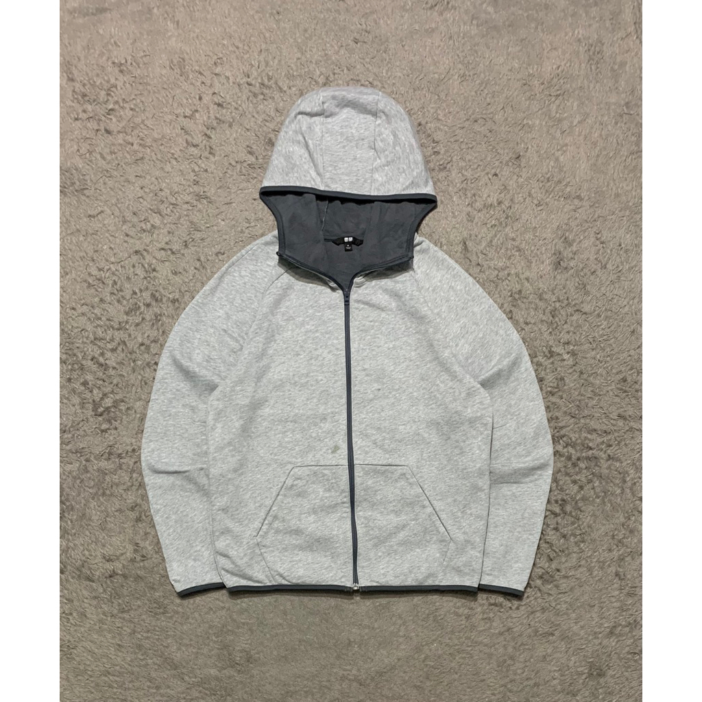 Hoodie Zipper Uniqlo Second