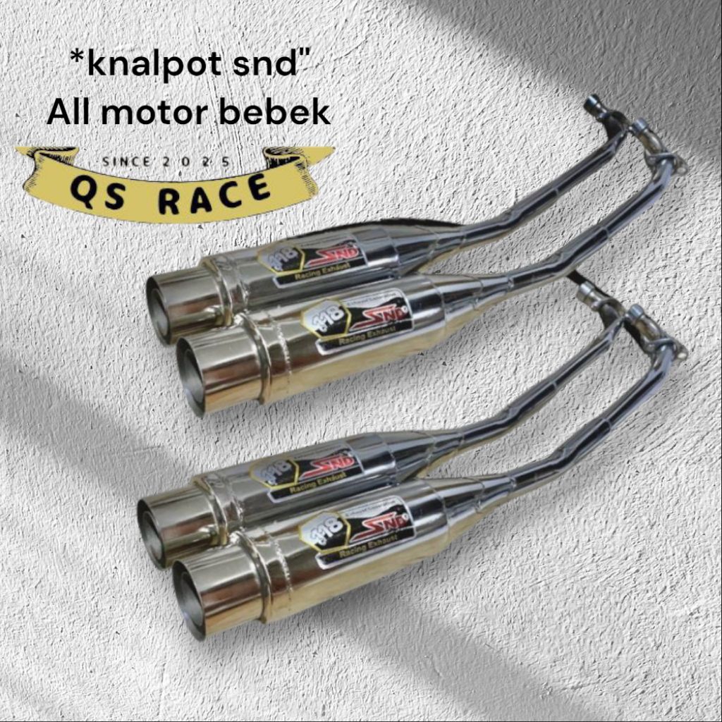 knalpot racing SND universal motor bebek Supra,grand,Revo,karisma,Blade,Jupiter,Vega,Shogun,smash