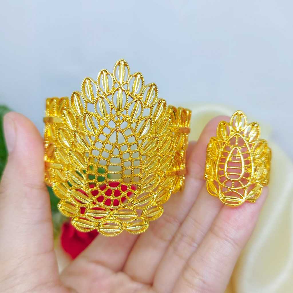 Gelang Kendari Dewasa Kuning 24K 540 / Gelang Kendari gelang kendari satu set set dubai gelang kenda