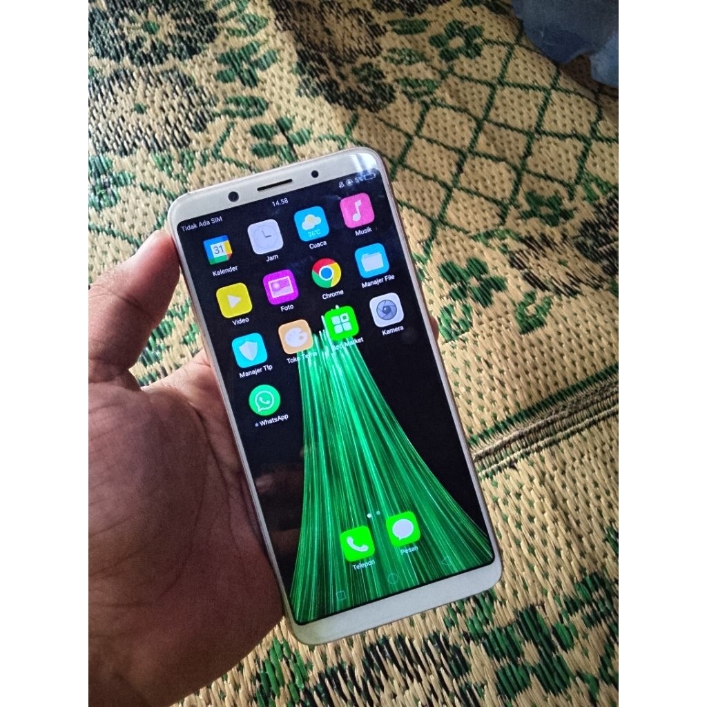 Oppo F5 android second harga terjangkau berkualitas siap pake ram 4/32 original