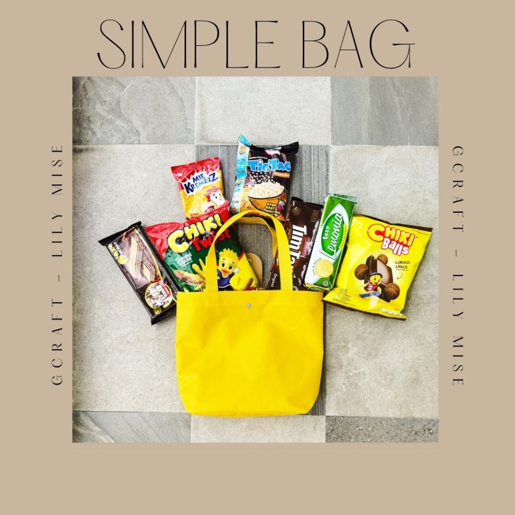 

simple bag - tas tenteng - tas tenteng simple - cocok untuk goodiebag