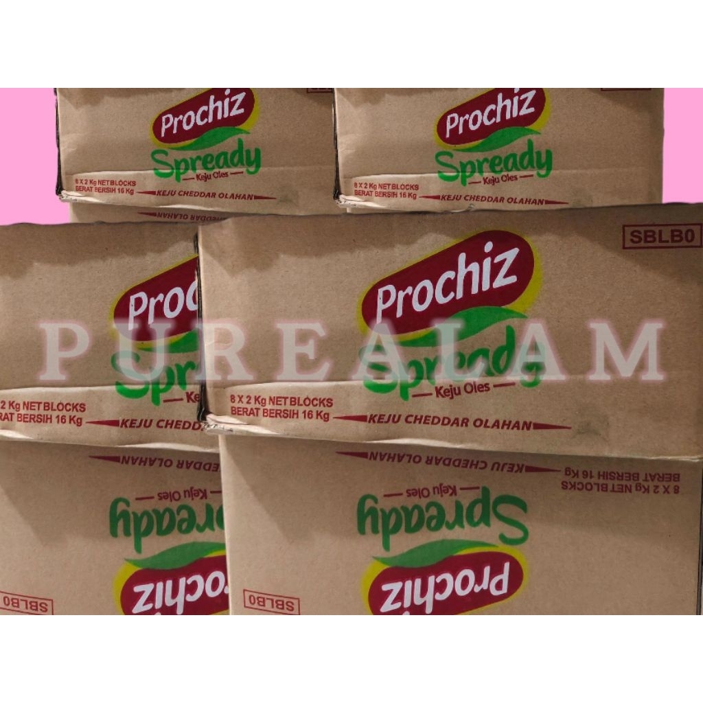 

READY LANGSUNG KIRIM Prochiz Spready 2Kg 1 Dus Keju Oles Expired MEI 2026