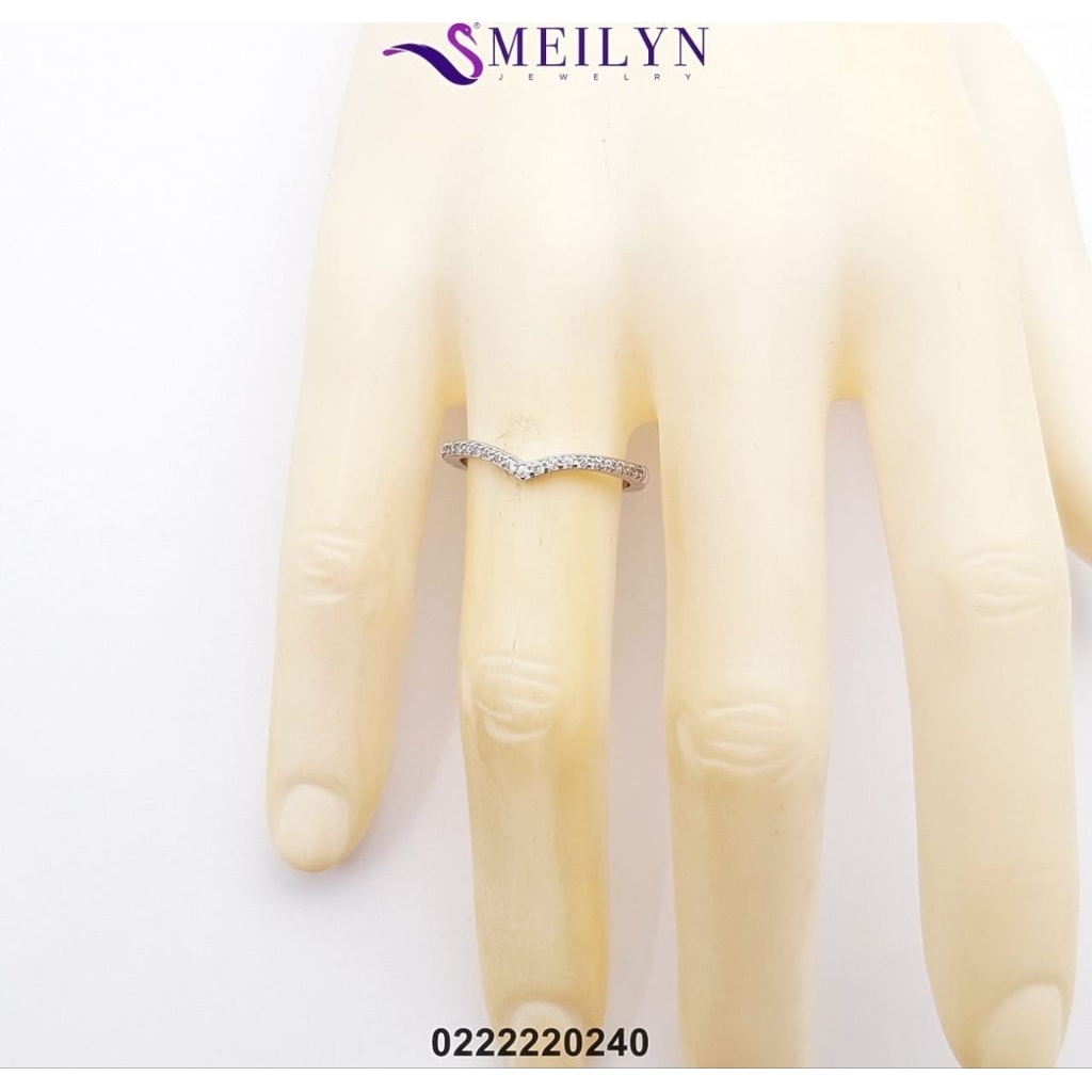 cincin wanita emas putih silver model permata elegan