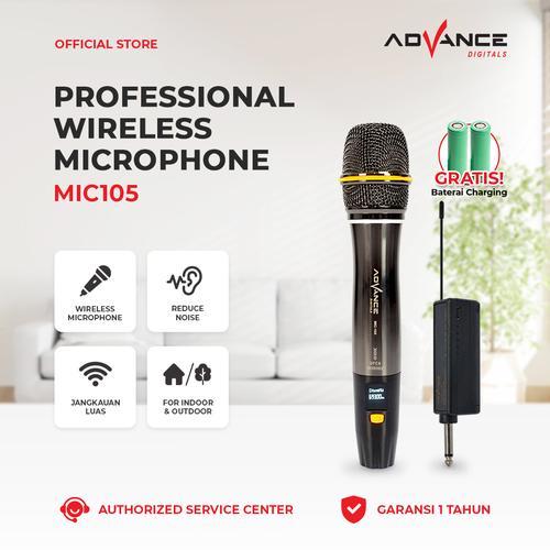Mic Wireless Advance 105 Professional Wireless Mic