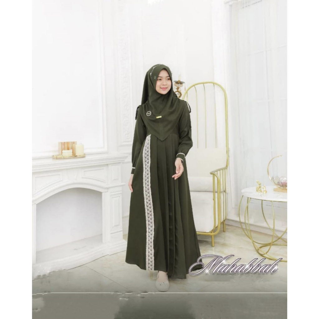 Gamis Wanita Anak Remaja Terbaru Usia 11-15 Tahun Pakaian Anak Muslim Motif Kotak Kotak 2025