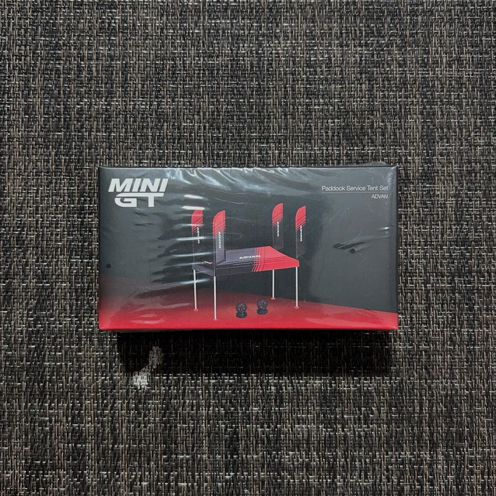 Mini GT Paddock Service Tent Set Advan (AC20)