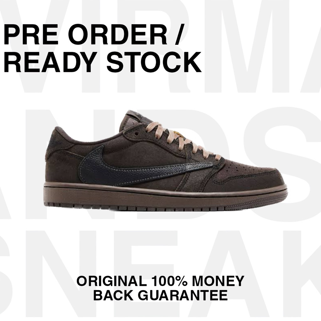 Nike Air Jordan 1 Low OG Travis Scott Velvet Brown