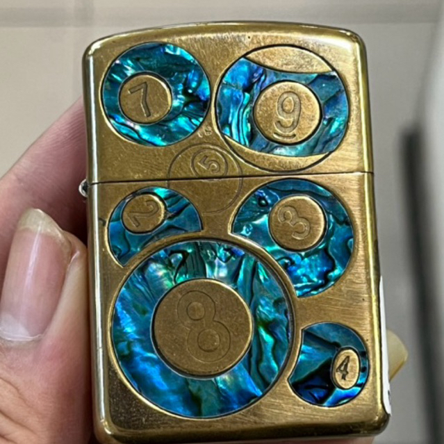 zippo usa ori motif bola billiard nyaring best quality