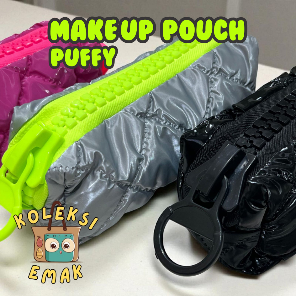 

Kotak Pensil Puffy Colourfull Tas Makeup Lucu Travel Pouch Kosmetik Bahan Premium Serbaguna [SB-13]