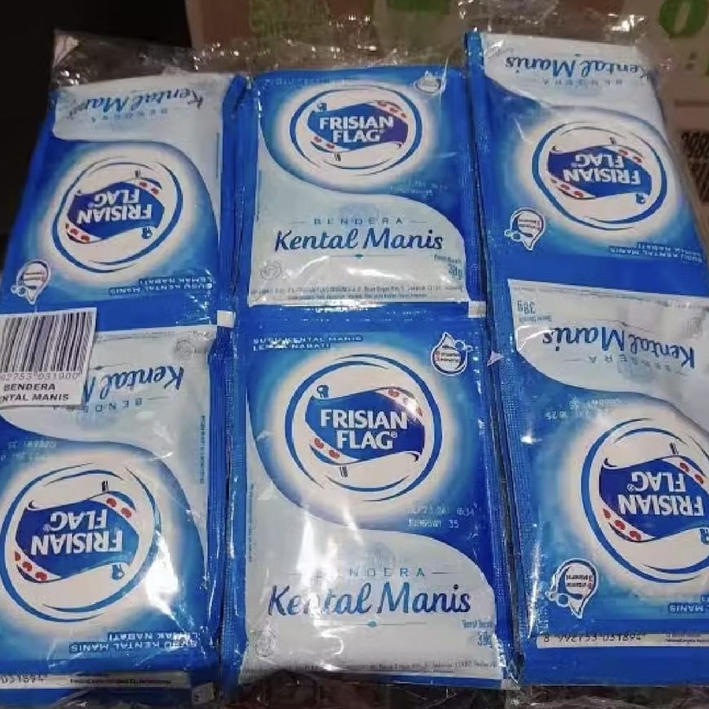 

Susu Bendera Frisian Flag Sachet 27 gram (Paket 3 pack) Frisian Flag Sachet isi 6 Cokelat & Putih Promo