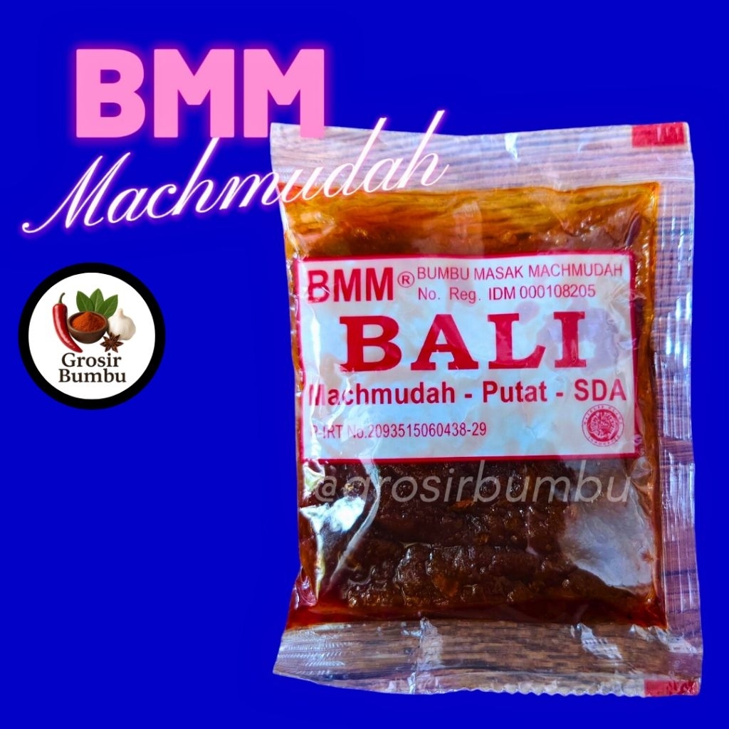 

BMM / Bumbu BALI / Bumbu Masak Machmudah / Bumbu Masak Instan