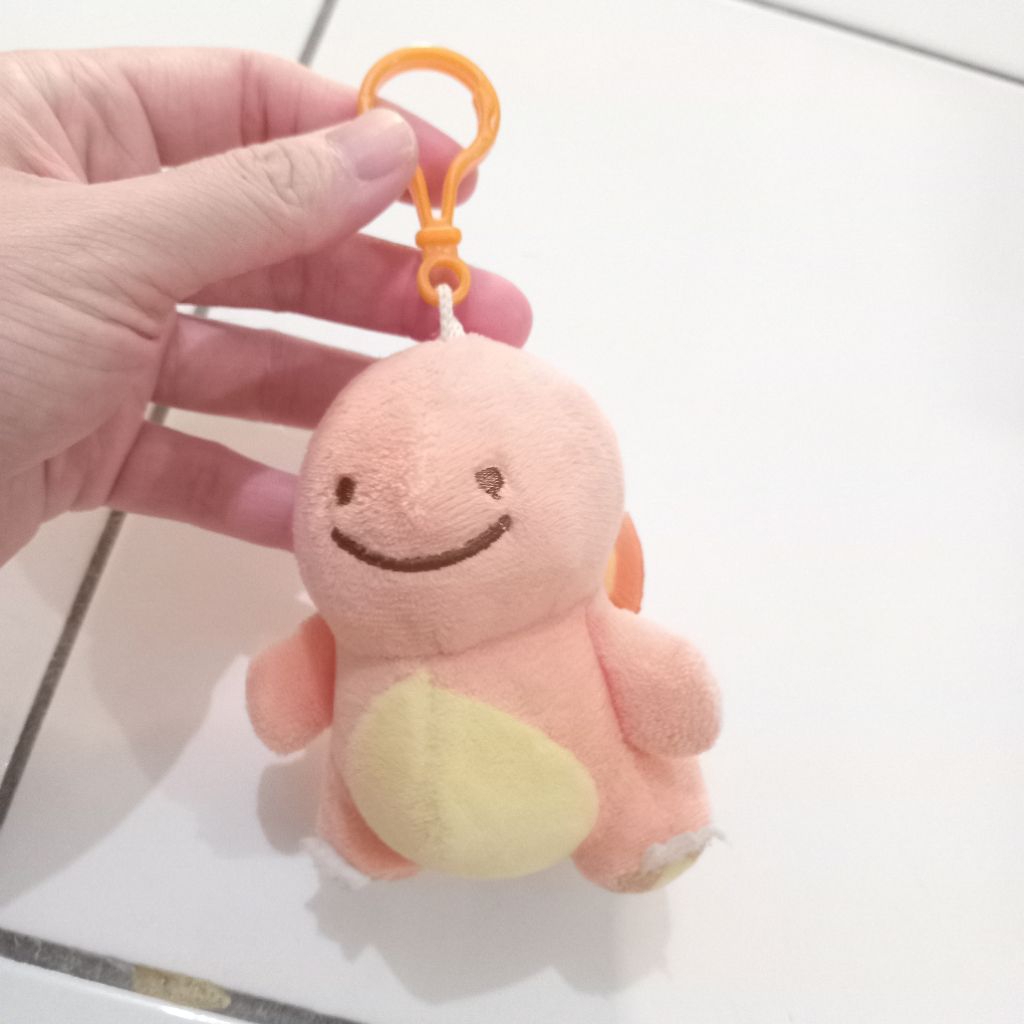 gantungan kunci pokemon plush ditto charmander