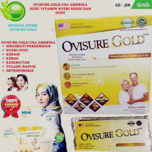 

OVISURE GOLD SUSU VITAMIN TULANG DAN SENDI NYERI OTOT ASTEOPOROSIS OSTEOARTHRITIS