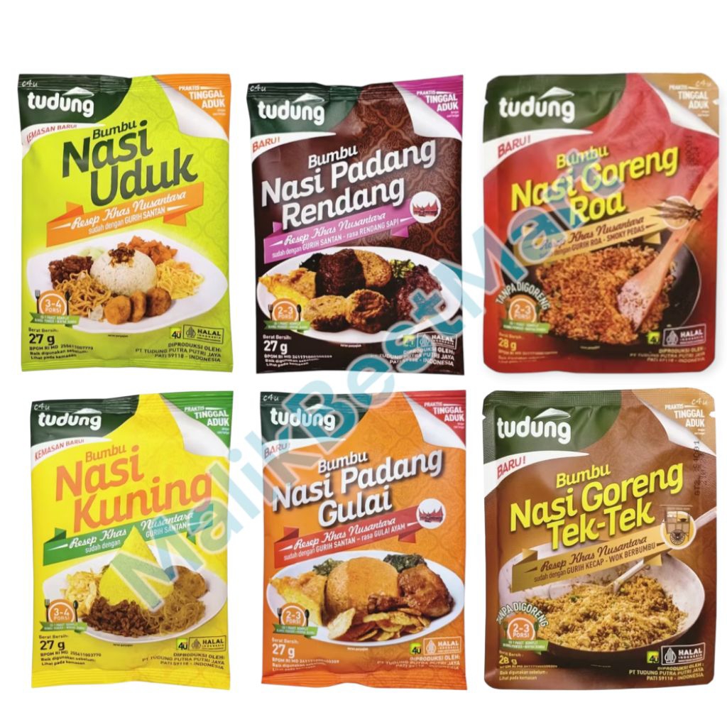 

Tudung Bumbu Masakan Nasi Tinggal Aduk 27gr Ukuran Kecil