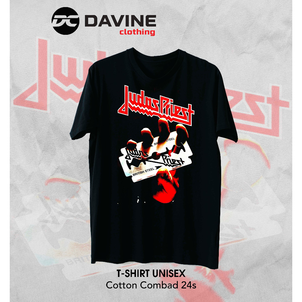 TSHIRT JUDAS PRIEST / KAOS BAND JUDAS PRIEST / KAOS DISTRO PRIA WANITA / KAOS MUSIK ROCK