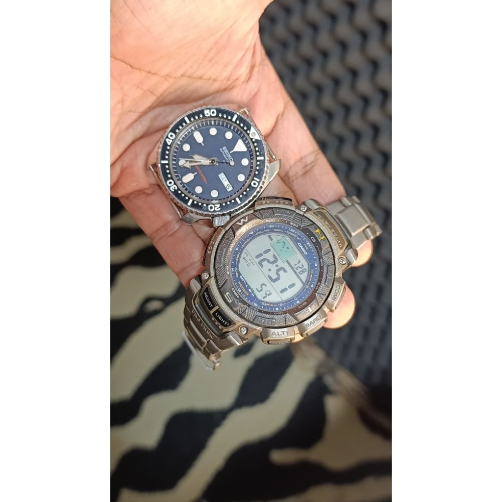 Seiko diver & Casio protrek